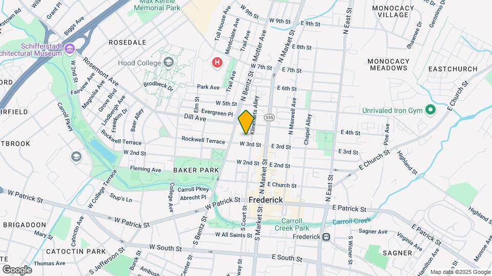 109 W 3rd St Mapa y Detalles de la Ubicación