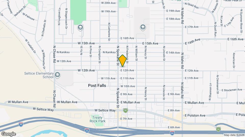 103 E 12th Ave Mapa y Detalles de la Ubicación
