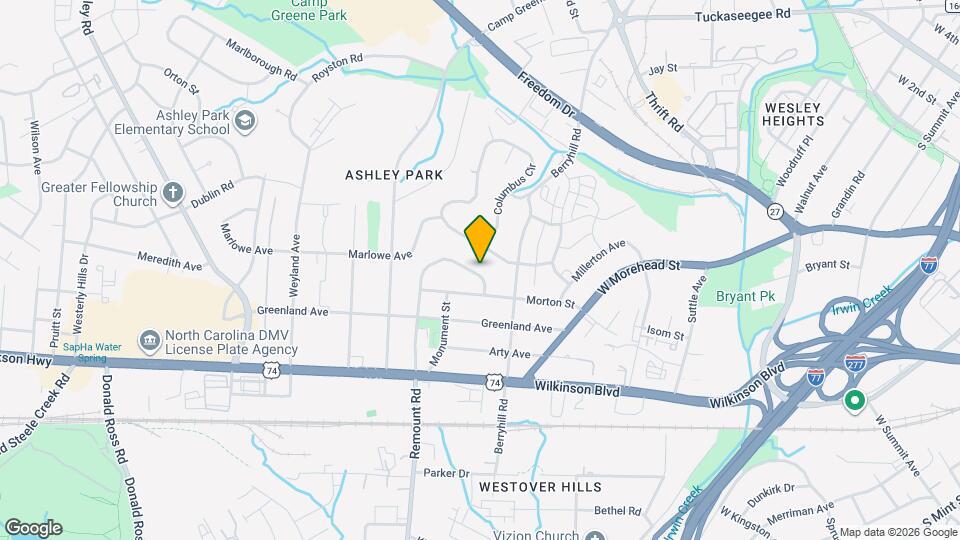 2429 Remount Rd Map and Location Details