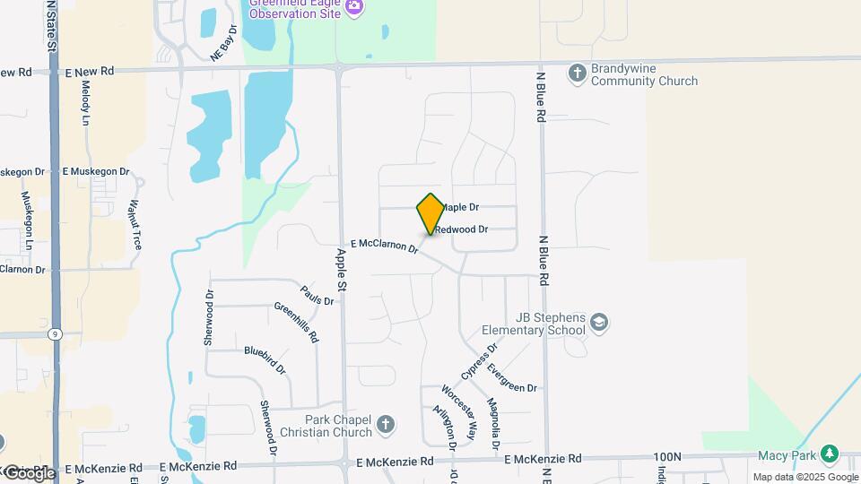 1155 Redwood Dr Map and Location Details
