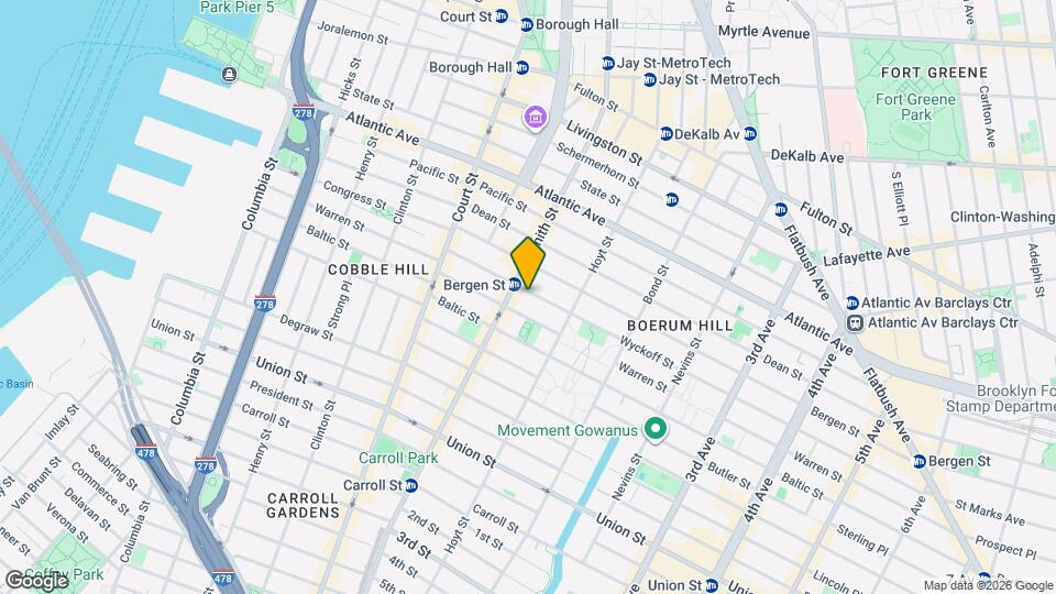 88 Wyckoff St Map and Location Details