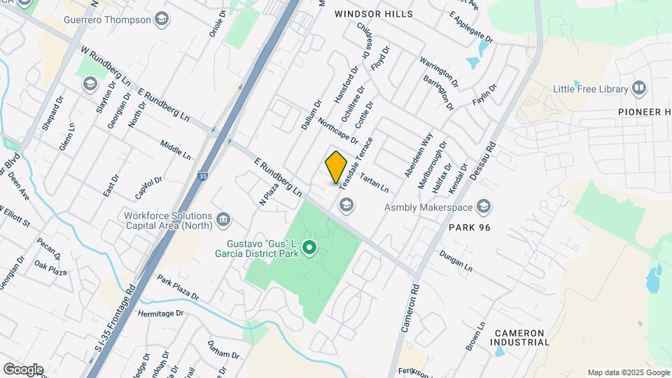 9412 Teasdale Terrace Map and Location Details