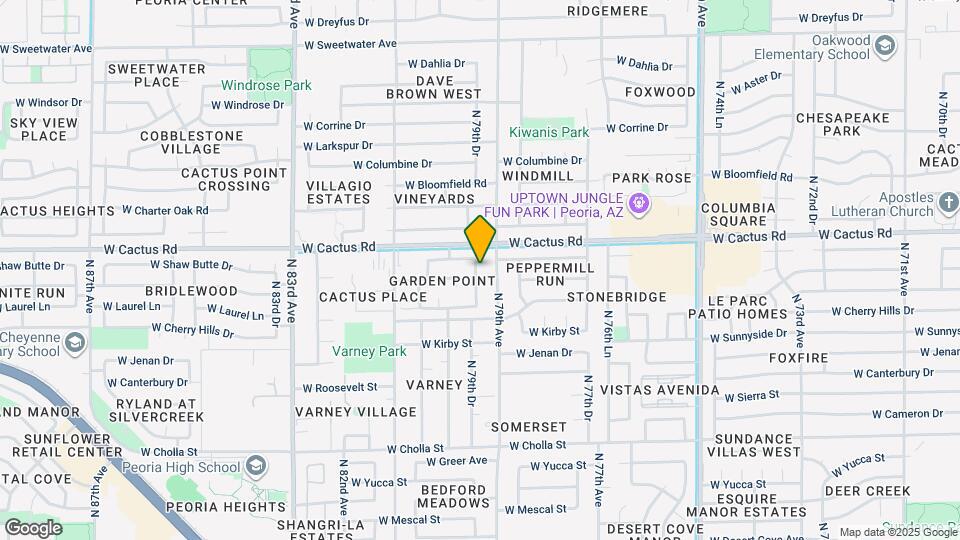 12107 N 79th Dr Map and Location Details