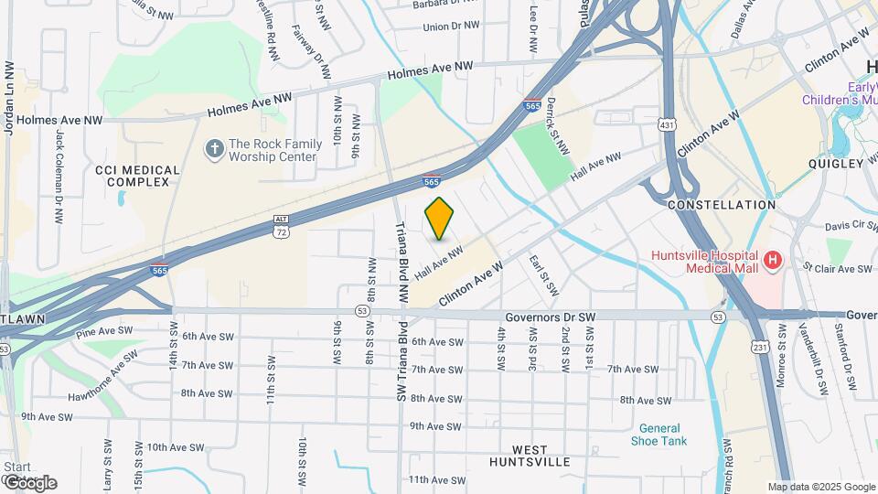 206 Stone St NW Map and Location Details