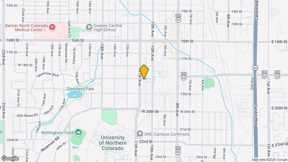 1022 Cranford Pl Map and Location Details