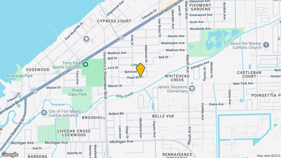 3848 Pearl St Map and Location Details