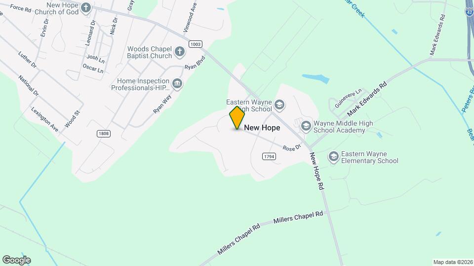 308 Rose Dr Map and Location Details