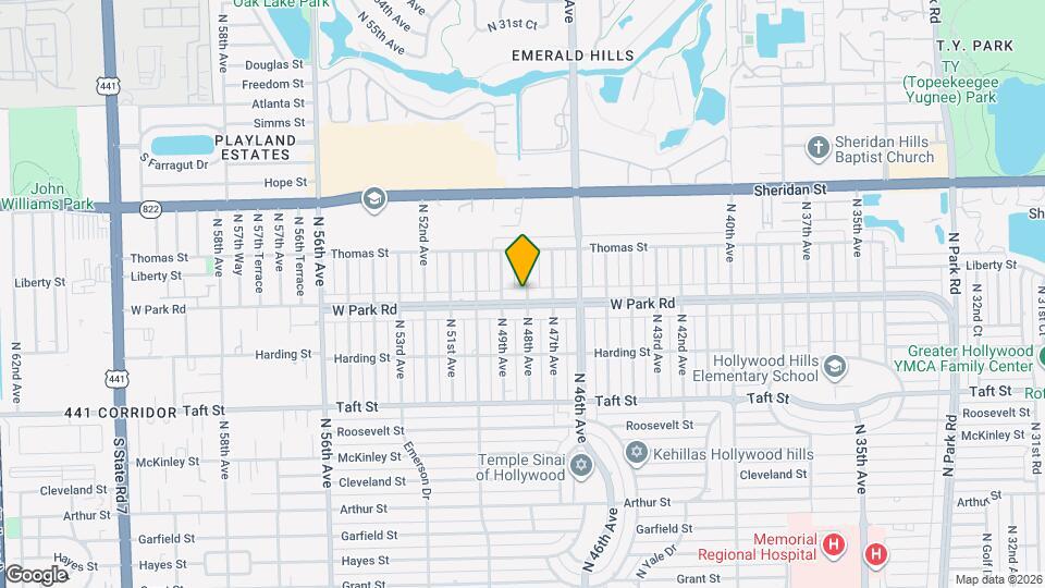 4801 W Park Rd Map and Location Details