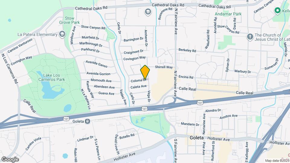 6115 Coloma Dr, Unit B Map and Location Details