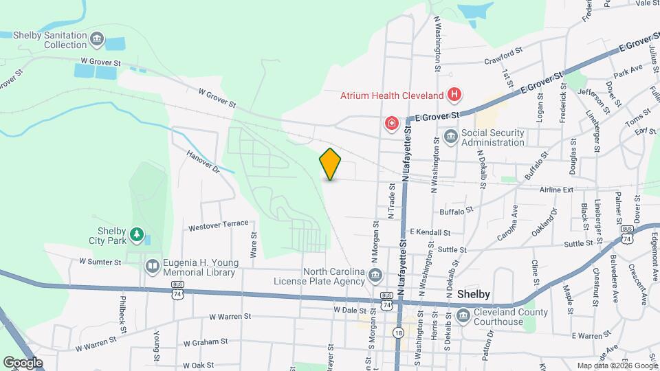 401 Ford St Map and Location Details