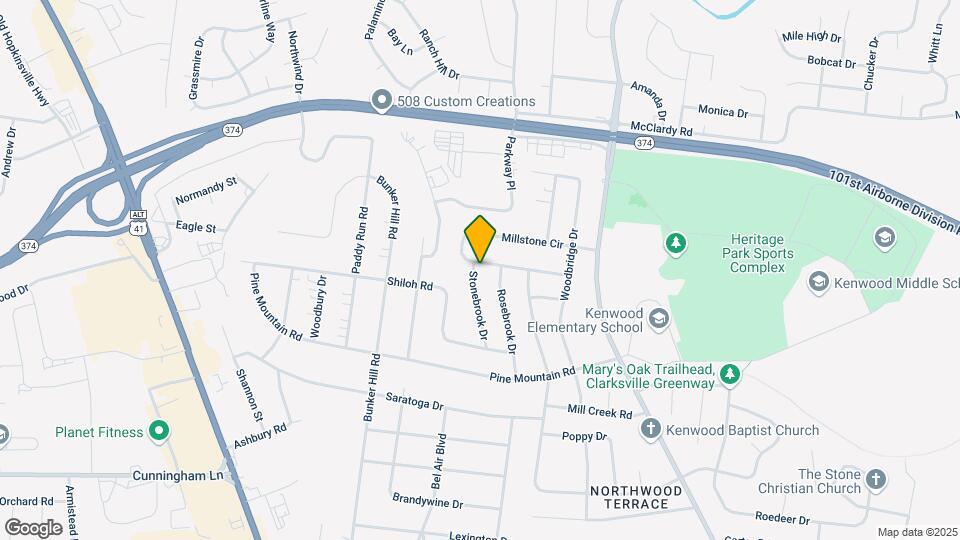 1125 Stonebrook Dr Map and Location Details
