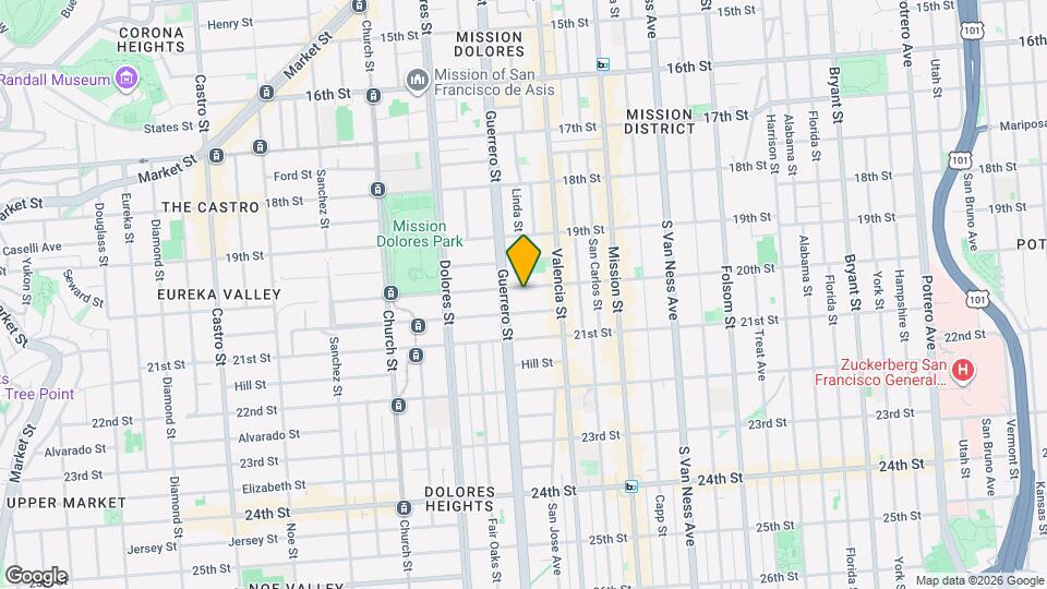 3677 20th St Map and Location Details
