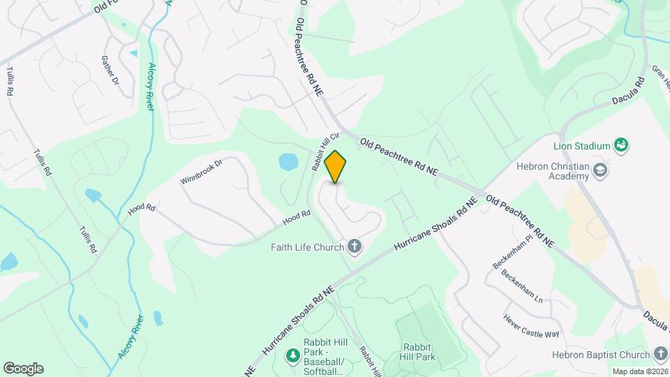 2187 Peach Shoals Cir Mapa y Detalles de la Ubicación