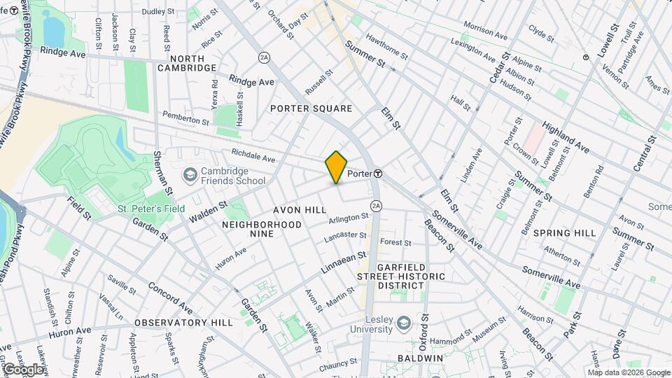 70 Mount Vernon St, Unit 1R Map and Location Details