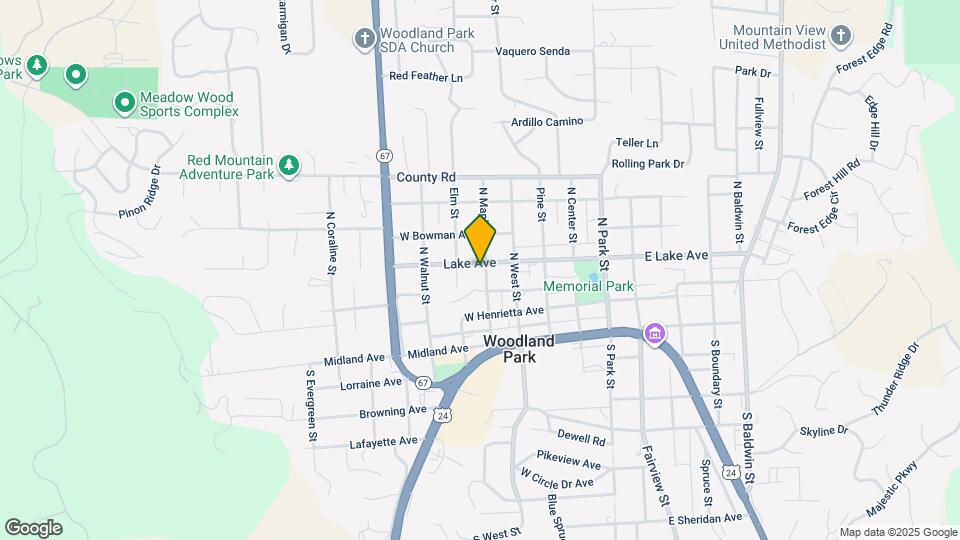 318 N Maple St Map and Location Details