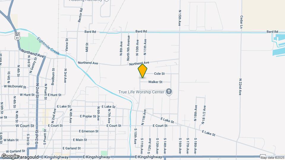 1003 Walker St Map and Location Details