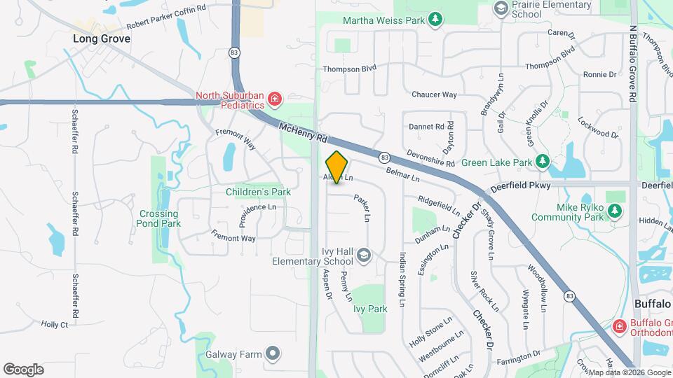 1161 Parker Ln Map and Location Details