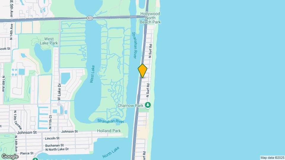 2305 N Ocean Dr Map and Location Details