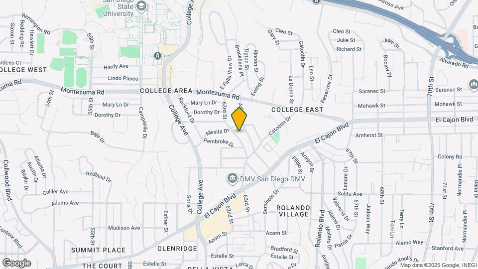 4933 63rd St Map and Location Details