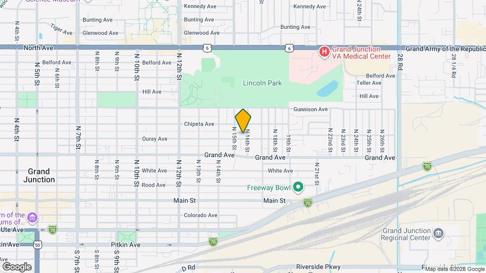 1540 Ouray Ave Map and Location Details