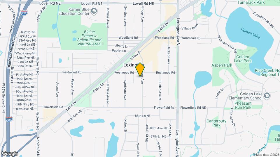 8956 Griggs Ave Mapa y Detalles de la Ubicación