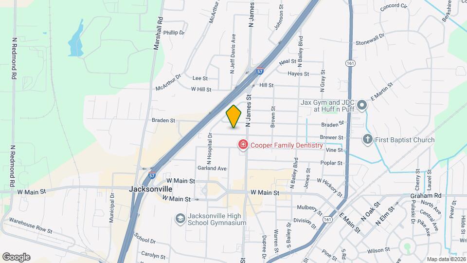 916 Brewer St Map and Location Details