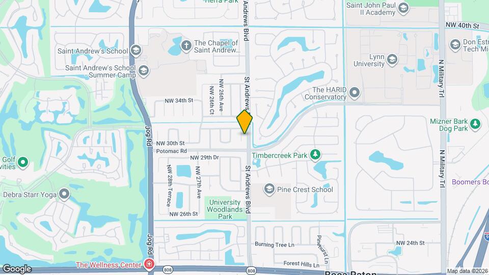 3068 NW 25th Way Map and Location Details
