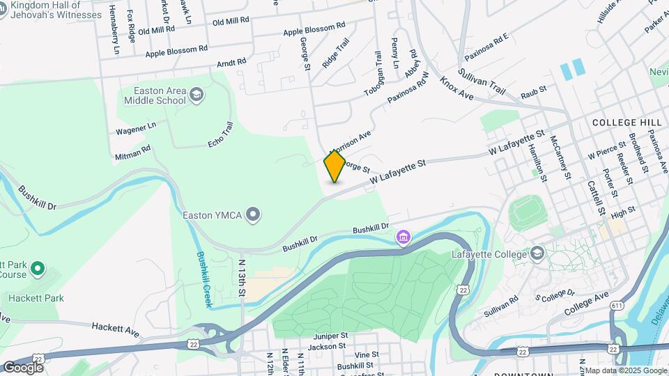 1135 W Lafayette St Map and Location Details