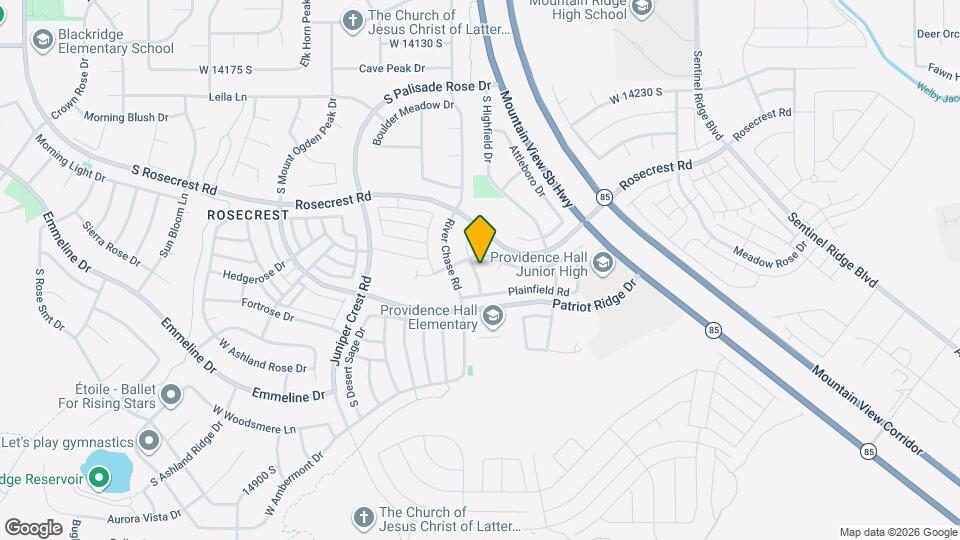 14547 Broomfield Dr Map and Location Details