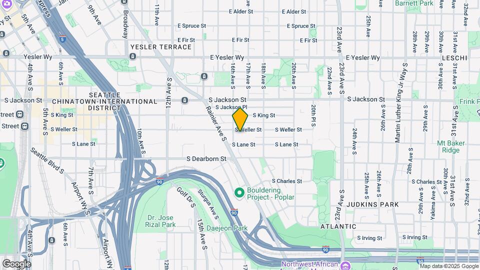 1609 S Weller St Map and Location Details