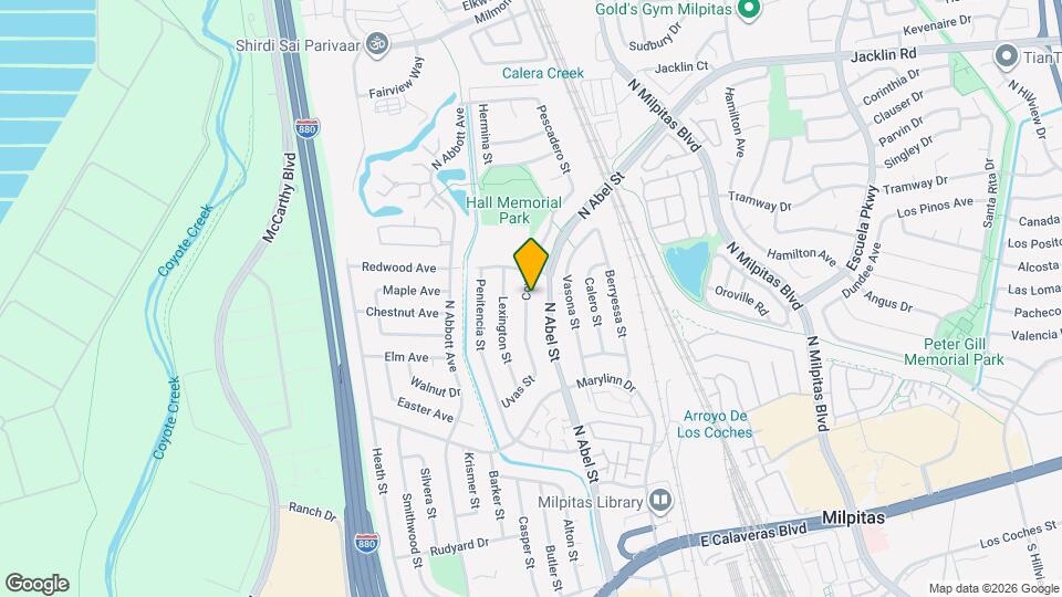 806 Coyote St Map and Location Details