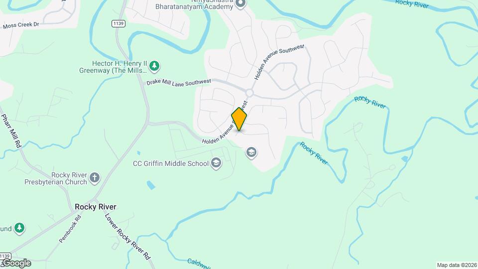 1676 Mill Creek Ln SW Map and Location Details