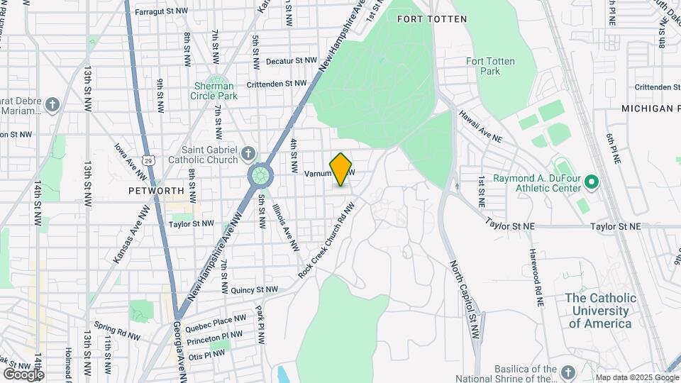 215 Upshur St NW, Unit 5 Map and Location Details