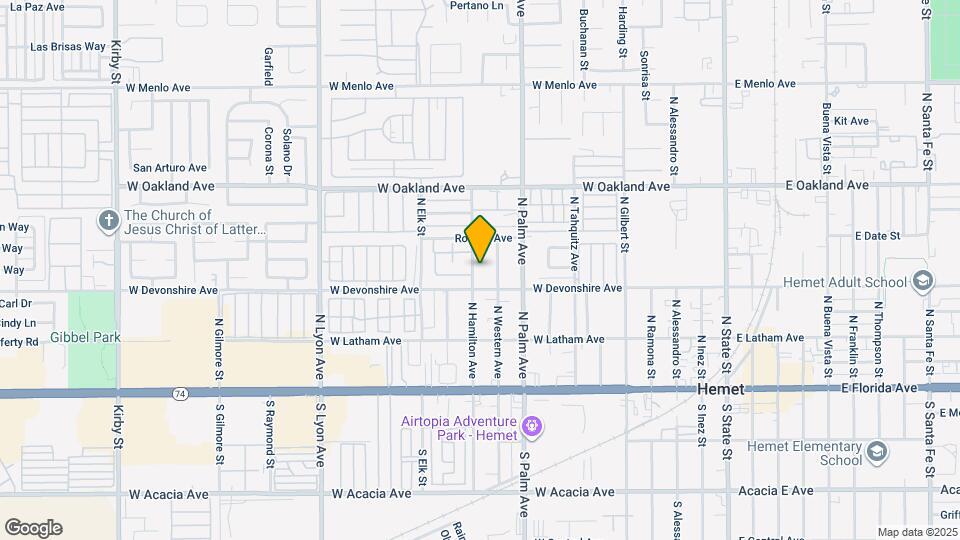 320 N Hamilton Ave Map and Location Details