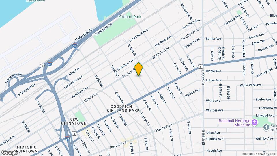 1386 E 43rd St, Unit 2 Map and Location Details