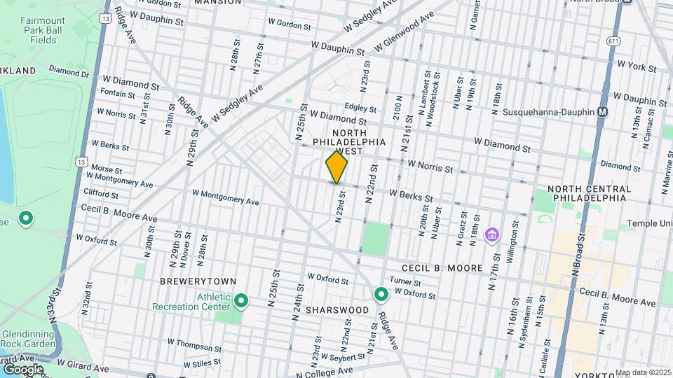 1861 N Judson St Map and Location Details