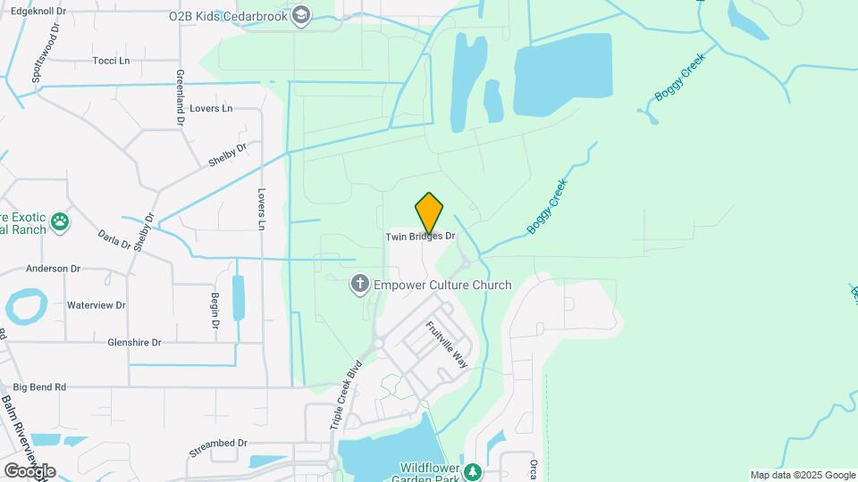 12921 Twin Bridges Dr Map and Location Details