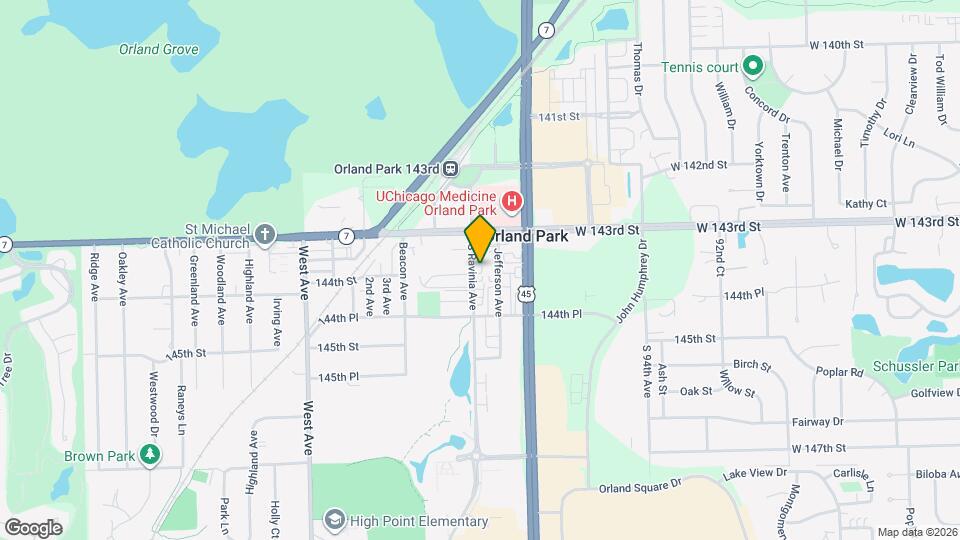 14405 S Ravinia Ave Map and Location Details