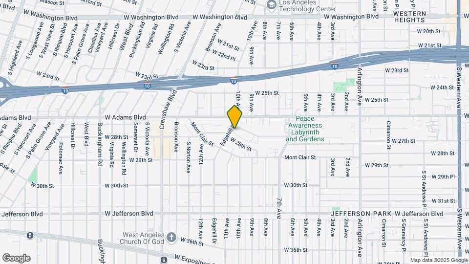 3960 1/2 W 27th St Map and Location Details