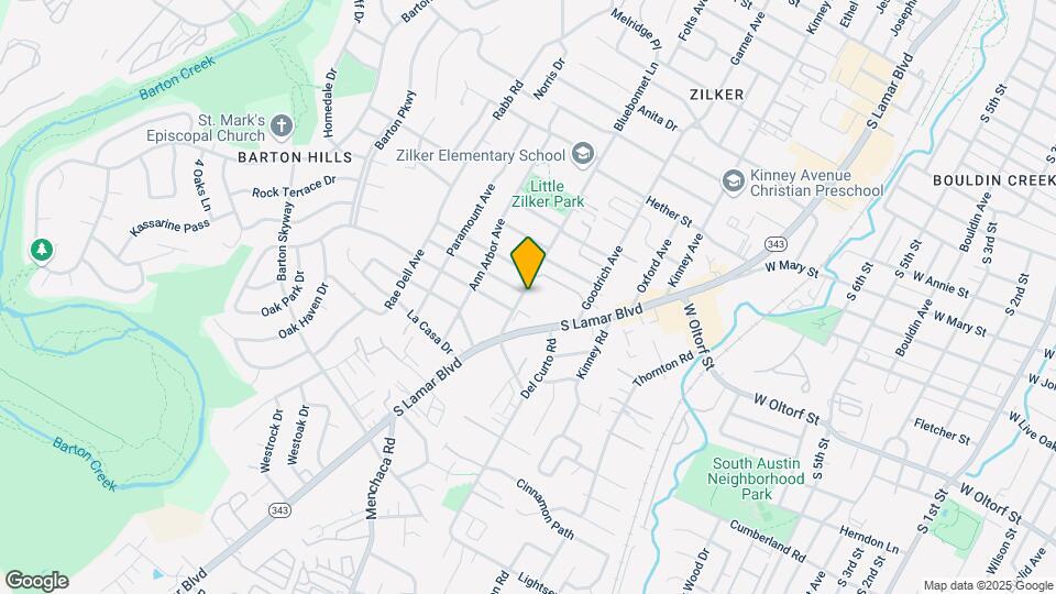 2301 Bluebonnet Ln Map and Location Details