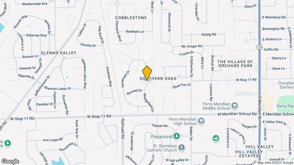 804 Moss Oak Ct Mapa y Detalles de la Ubicación