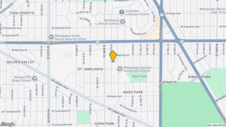 3830 N 83rd St Map and Location Details