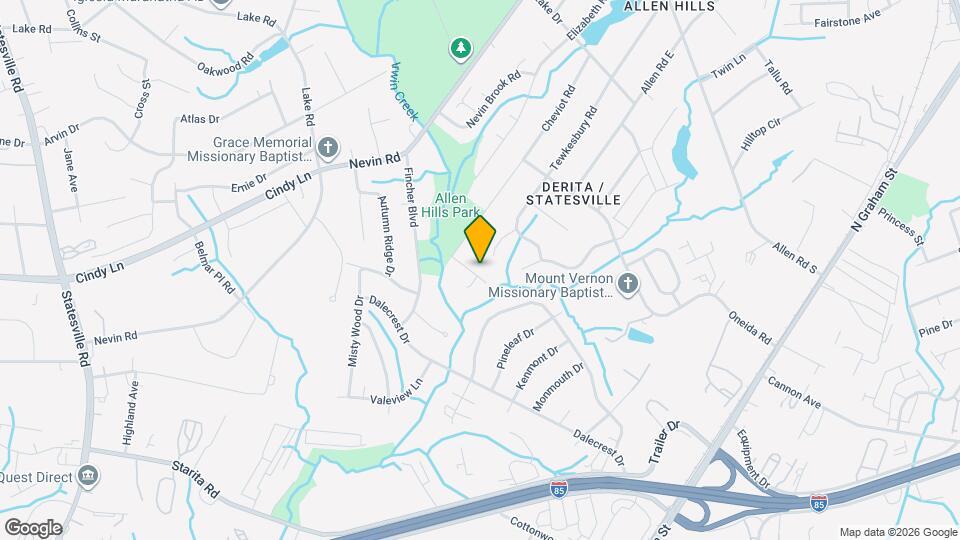 5329 Park Brook Dr Map and Location Details