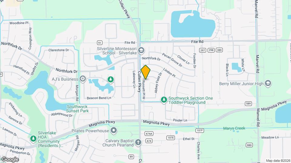 2819 Russett Pl W Map and Location Details