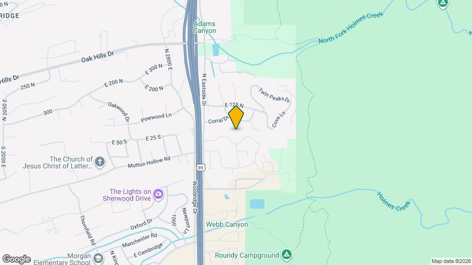 13 N 3100 E Map and Location Details