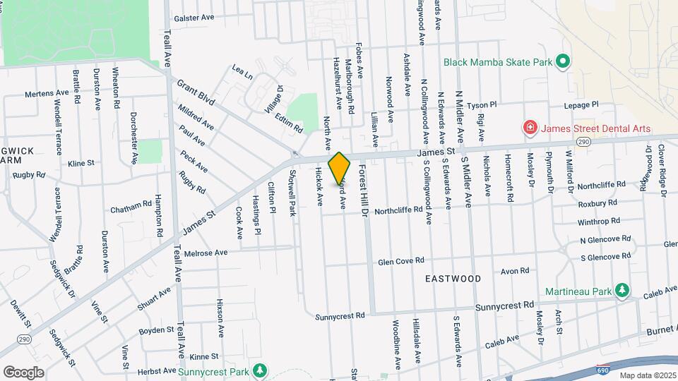 150 Stafford Ave Map and Location Details