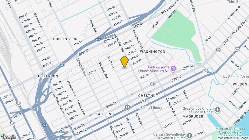 1032 33rd St Map and Location Details