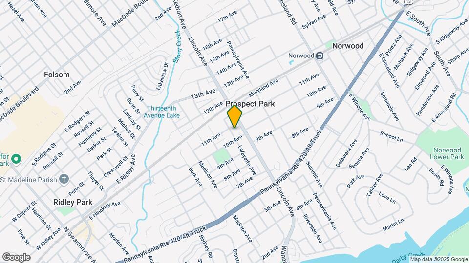 1013 Lafayette Ave-Unit -UNIT 1 Map and Location Details