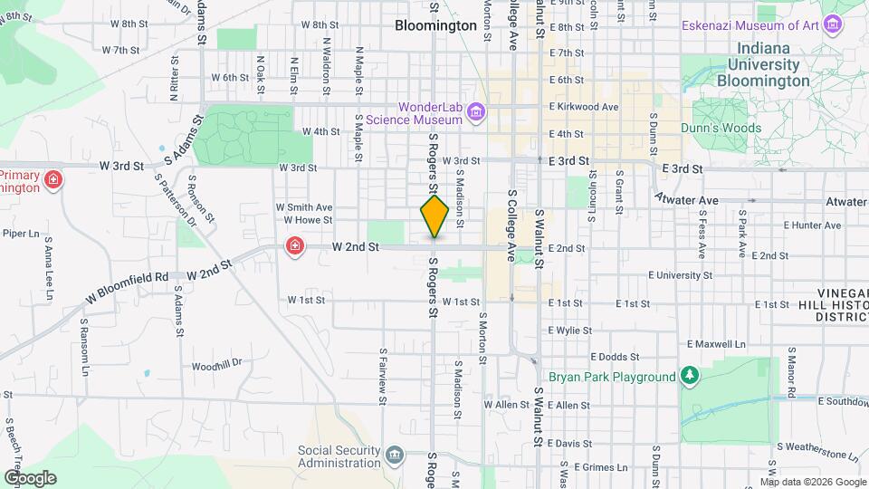 420 1/2 W 2nd Street Unit 2W Mapa y Detalles de la Ubicación