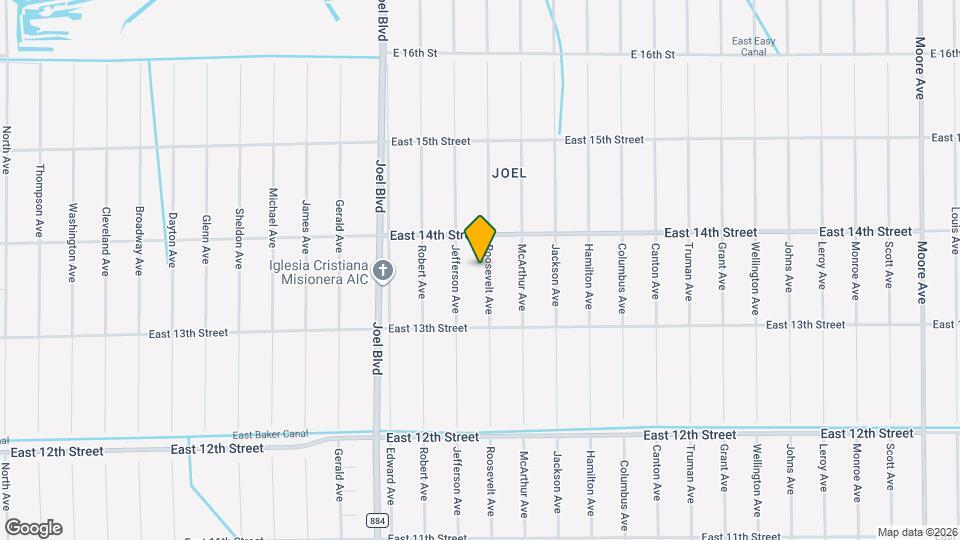 1315 Roosevelt Ave Map and Location Details